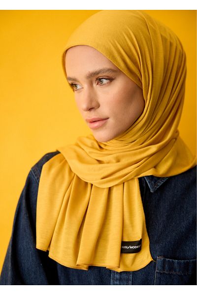HOUSE OF MODEST Mustard Combed Shawl