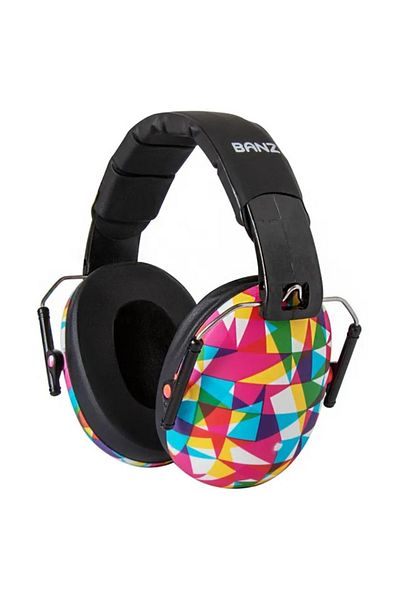 Banz Children's Earmuffs, Bubzee, 3-10 Years, Multicolor, Hearing Protection Children's Earmuffs