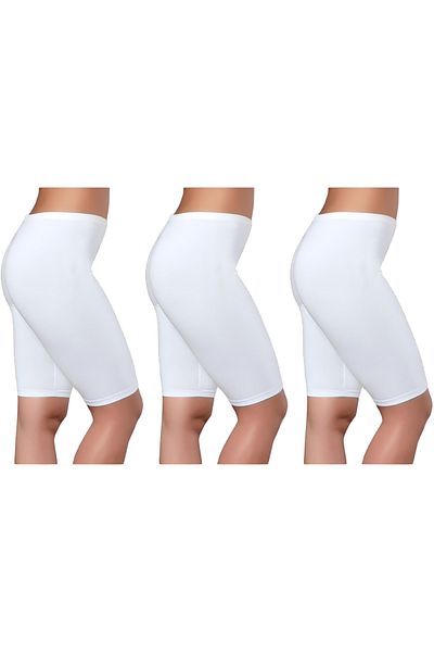 İki Yıldız Leggings pentru femei Battal Lycra peste genunchi Iyteks, pachet de 3 63113