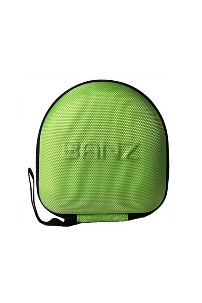 Banz Protective Case for Earmuffs for Children 3-10 Years Old – Hard EVA, Strap Included, Green