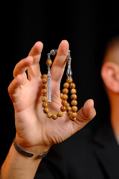 dergah tesbih Poor Master Handcrafted Nakkaş İmame All Silver Design Kuka Prayer Beads