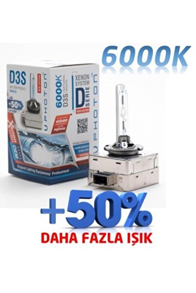 Photon D3s 6000k Xenon Far Ampulü Beyaz Çubuk