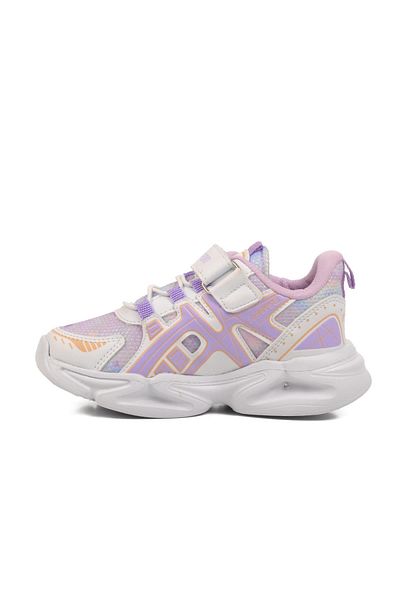 WALKWAY White-Lilac Children's Sports Shoes Ruffon 2351 P