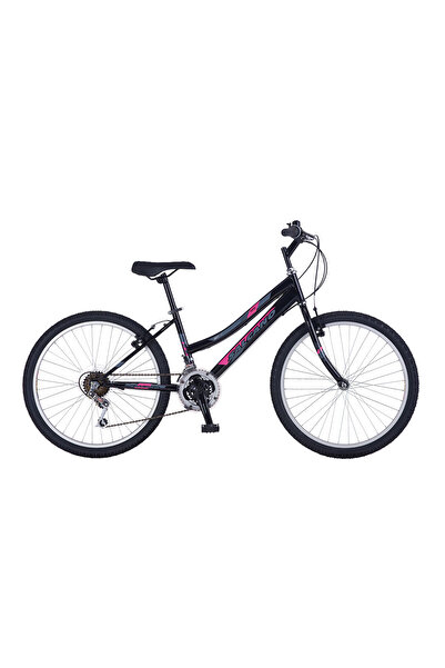 Salcano Excel 24 Lady Genç Kız Bisikleti (140 / 160 cm arası boy) Siyah Pembe