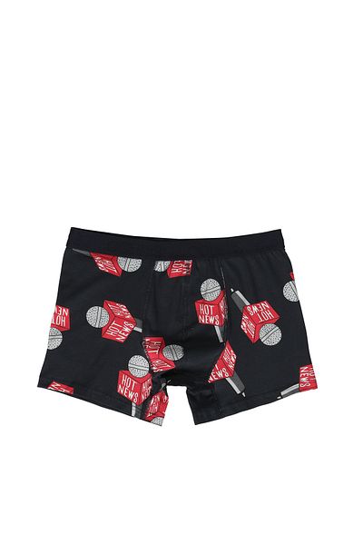 Colin's Boxer pentru bărbați cu imprimeu modern, albastru bleumarin