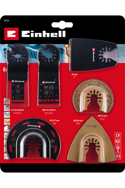 Einhell Orijinal 6 Parça Çok Amaçlı Alet Seti - 49708106