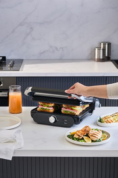 HOMEND Grilliant 1366H Removable Plate Toast and Grill Machine