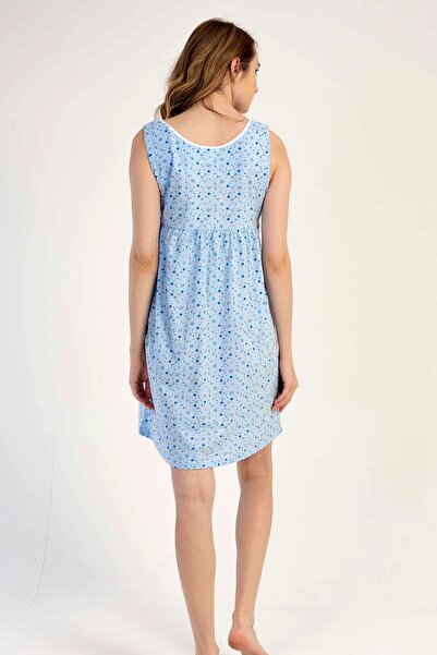 VİENETTA Cotton Thick Straps Short Nightgown
,161172
