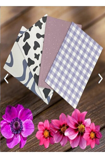 AYTAÇ PLUS A6 4'lü Çizgisiz Okul Defter Seti 13,5 X 10,5 Cm 56 Yaprak Karton Kapak Notebook New Moon