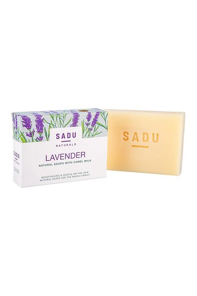 THE CAMEL SOAP Factory Natural Soap, SADU Natural Collection, 100gm, Lavender