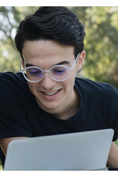 OLIVIO CO Olivio&Co Oval Screen Glasses Jellyfish White Adult