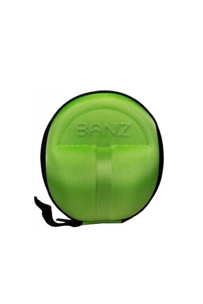Banz Protective Case for Baby Earmuffs 3-36 Months – Hard EVA, Strap Included, Green