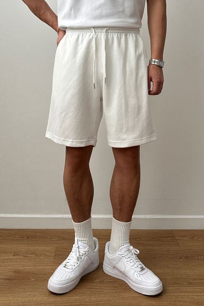 Tarz Cool Ανδρικό Σορτς Comfort Fit Λευκό & Bermuda
