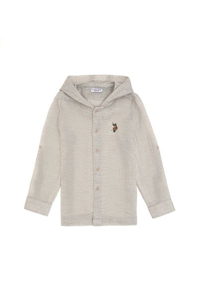 U.S. Polo Assn. Boy's Stone Woven Coat 50300407-Vr049