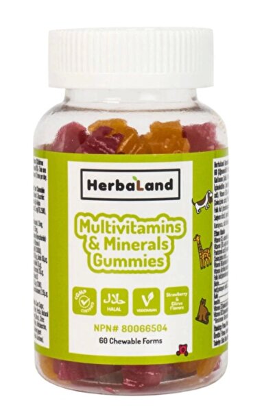 Herbaland Kids Multivitamin And Minerals 60 Adet