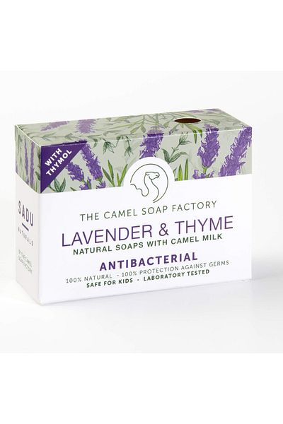 THE CAMEL SOAP Camel Soap Factory Natural Soap, SADU Natural Collection, 140g