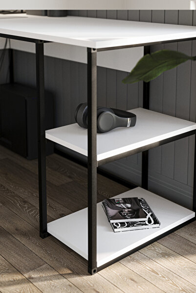 Bofigo Çalışma Masası Ofis Masası Köşe Masa Bilgisayar Masası Odin Beyaz