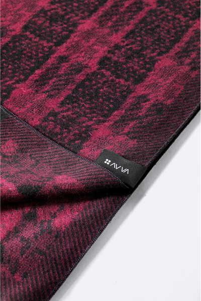 Avva Erkek Bordo Viskon Karışımlı Püsküllü Desenli Şal A32Y9403