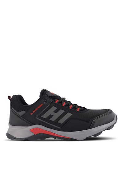 Slazenger Χειμερινά κορδόνια αδιάβροχα παπούτσια εξωτερικού χώρου Μαύρο-Κόκκινο