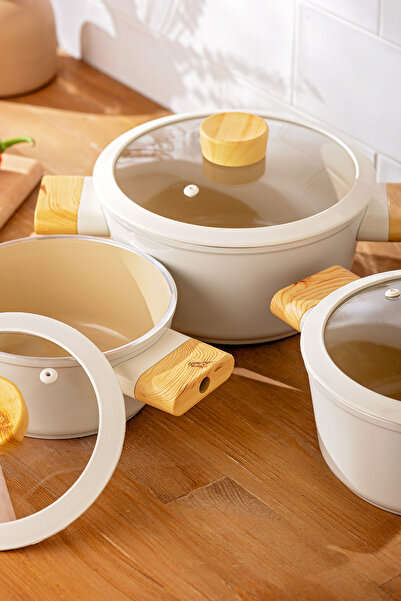 Emsan Swiss Crystal 6 Parça Midi Tencere Seti