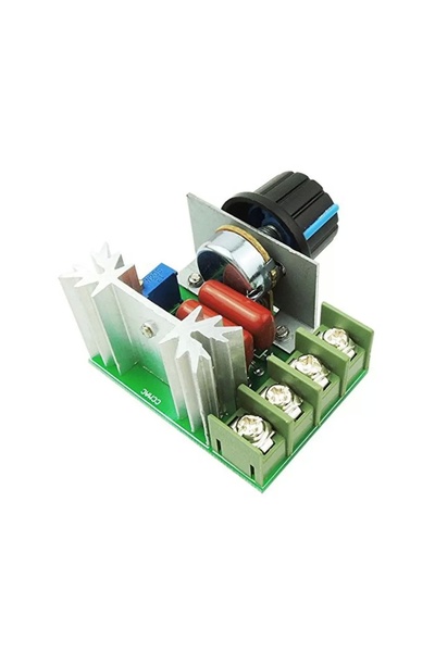 Genel Markalar 2000W 25A AC Motor Fan Rezistans Hız Kontrol Kartı Dimmer Sürücü