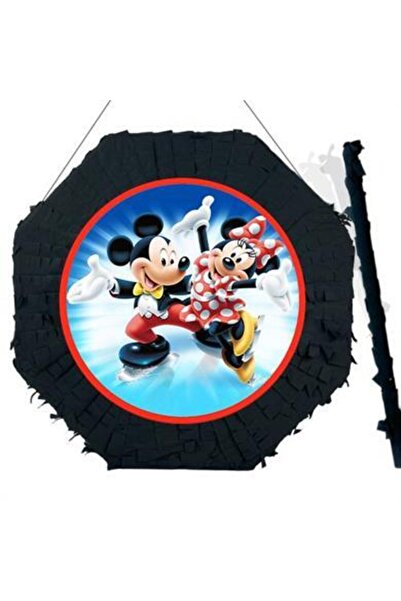 DODOMAR Pinyata MİCKEY-MİNNİE MOUSE 42cm sopalı