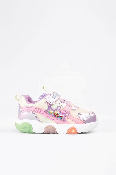 Vicco Queen Lighted Baby Girl Lilac Sneakers