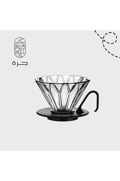 Jarrah Hero Coffee Filter Funnel Size 01 White Acrylic Jar