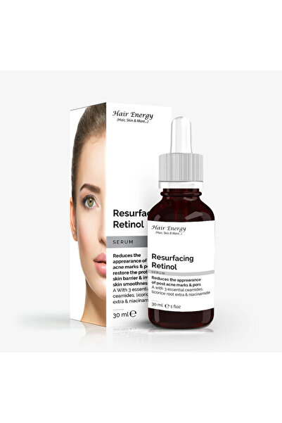 Hair Energy سيروم تجديد البشرة بالريتينول والسيراميد وجذر عرق السوس لتفتيح البشرة وتنعيمها، 30 مل