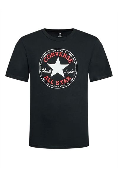 converse Tricou unisex StandardFitCenterFrontChuckPatchCoreTee negru