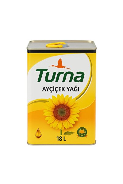 Turna Ayçiçek Yağı 18 Lt Teneke