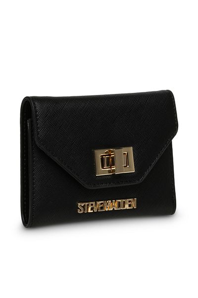 Steve Madden محفظة بروري-سي-أو-إس-سوداء للنساء