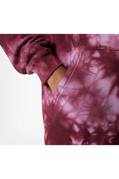 converse STANDARD FIT LEFT CHEST STAR CHEV EMB MONO DYE HOODIE unisex sweatshirt Pink