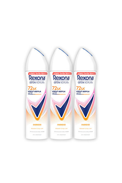 Rexona Kadın Sprey Deodorant Energise Bergamot & Yeşil Elma 150 ml