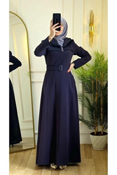 Tebrikler tekstil women's long trench coat lined model M0029
