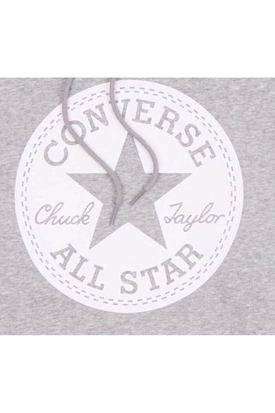 converse Classic PO Hoodie FT/BB unisex sweatshirt Grey