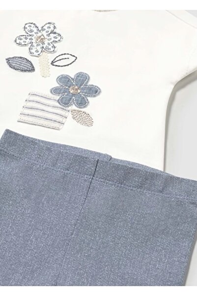 MAYORAL Baby Girl Blouse Leggings Set Blue