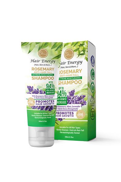 Hair Energy Rosemary & Mint Anti Hairfall Shampoo|Rosemary, Mint & Fenugreek|Reduce Hairfall|200 ml
