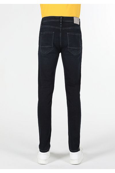 Colin's Skinny Fit High Waist Slim Leg Men's Navy Blue Jean Pants