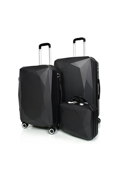 MORANO Morano 4-Piece Luggage Set Durable and Lightweight Spinner Wheeled Suitcase with Numbered Security Lock