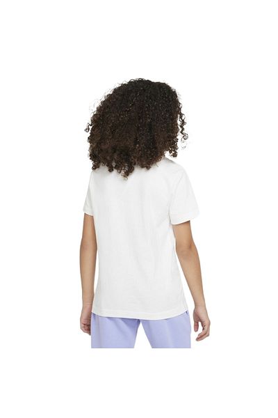 Nike G NSW TEE BF SCRIPT for girls white t-shirt