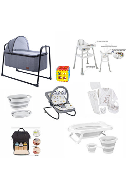 alderon baby TREND BEBEK SETİ BEŞİK ANA KUCAĞI MAMA SANDELYESİ KÜVET SETİ HASTANE ÇIKIŞI