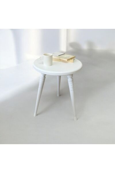 Sienta Home Dekoratif Doğal Ahşap 3’lü Zigon Sehpa Gürgen Ağacı Demonte Modern Ayak - Orta Sehpa