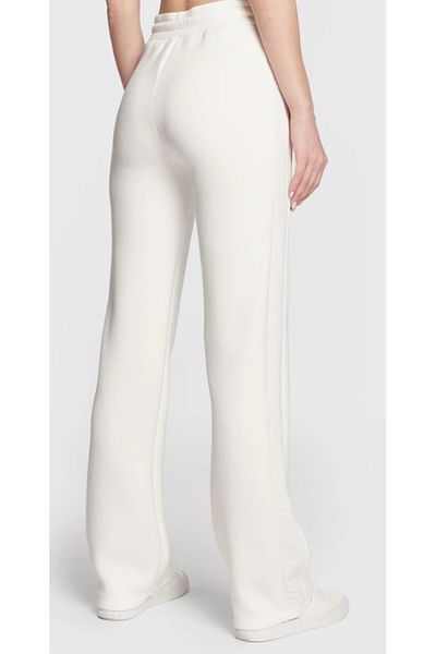 Guess Guess BRENDA SCUBA STRAIGH women's trousers white