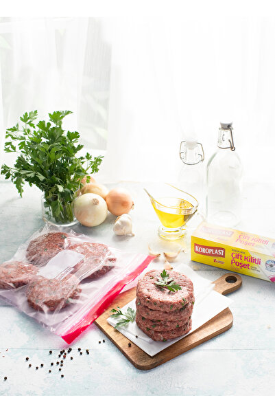 Koroplast Çift Kilitli Dondurucu Poşeti Büyük Boy 10lu X2 Ad