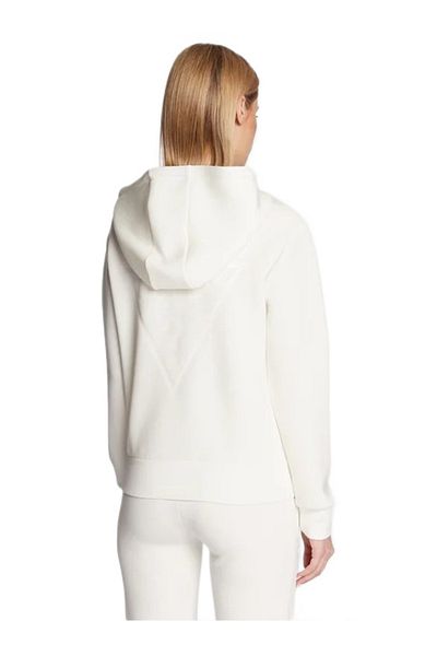 Guess Hanorac de damă ALLIE SCUBA HOODIE Z alb