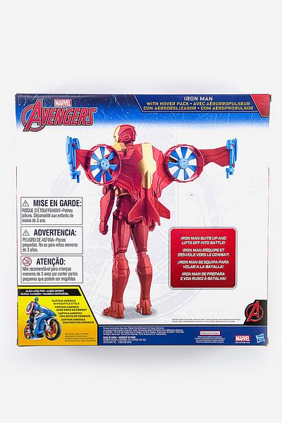 Marvel Iron Man With Hover Pack, Red/blue