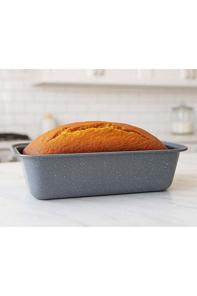 ALMUFARREJ Grey Granite Rectangular Cake Pan 22cm