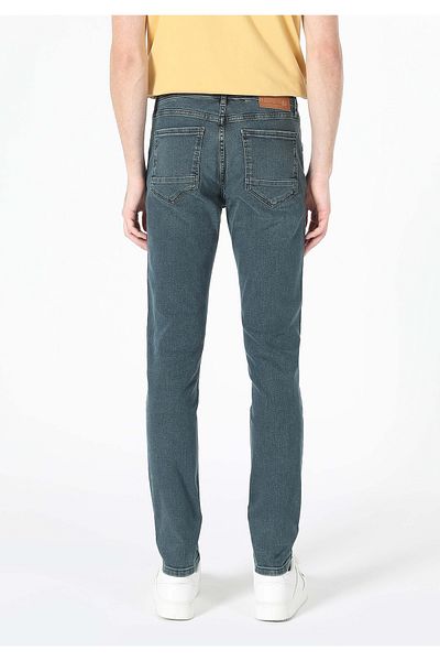 Colin's Slim Fit Low Waist Slim Leg Pantaloni Jean Indigo închis pentru bărbați