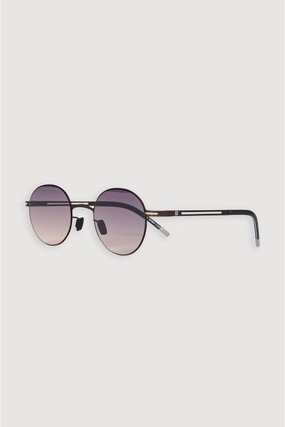 Avva Men's Brown Round Polarized Sunglasses A31Y8816